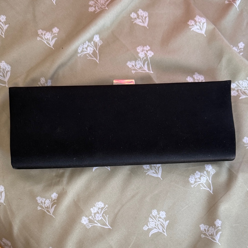 Sleek Black Evening Clutch